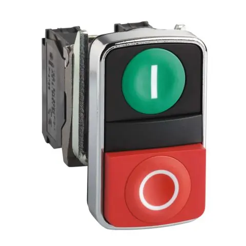 I lager Schneider Electric XB4BL73415 Tryckknapp